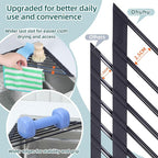 Corner Sink Caddy, Ohuhu Sponge Holder for Kitchen Sink Organizer Silicone Wrapped Steel Anti Slip Rust Triangle Over the Sink Dish Drying Rack for Sink Corner Multipurpose Drainer Trivet Space-Saving