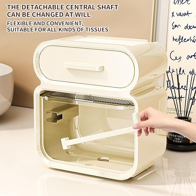 Homol No Drill Plastic Toilet Paper Holder Collection - Universal for Kitchen, Living Room, Office & Bathroom | Free-Standing, Wall-Mounted, Adhesive (with Shelf/Storage Function)