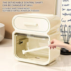 Homol No Drill Plastic Toilet Paper Holder Collection - Universal for Kitchen, Living Room, Office & Bathroom | Free-Standing, Wall-Mounted, Adhesive (with Shelf/Storage Function)