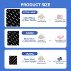 Extra Large Vacuum Storage Bags with Electric Pump, 6 Pack Vacuum Seal Bags for Clothing, Bedding, Pillow, Comforters, Blankets, Compression Bags Includes Portable Pump for Home Organization Storage