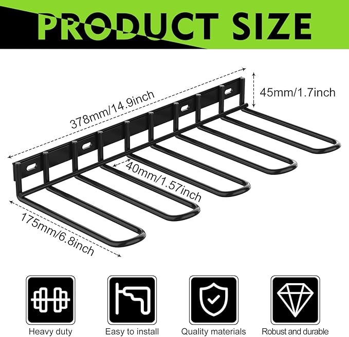 Power Tool Organizer, Drill Holder Wall Mount,Thickened Drill Rack,50 lb Garage Storage Heavy Duty Drill Organizer Utility Storage Rack for Dewalt Milwaukee Ryobi Cordless Tools