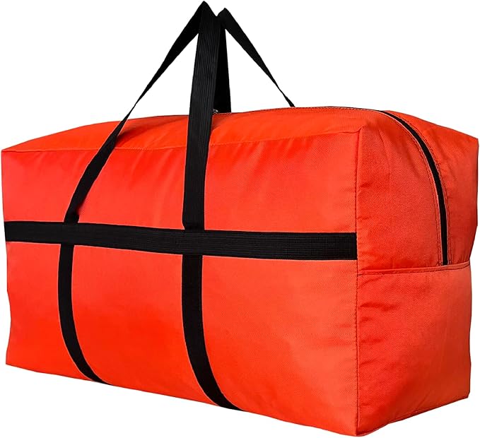 Extra Large Storage Duffle Bag for Travel, Black Oversized Giant Big Traveling Duffle Bag