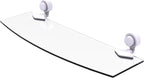 Allied Brass 433/18 Venus Collection 18 Inch Glass Shelf, Matte White