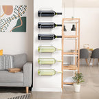 Sorbus Towel Holder for Bathroom Wall - 12 Level Wall Mounted Towel Rack Shelves for Rolled Bath Towels, Washcloths, Linen - Hanging Towel Racks for Bathroom, Spa, Salon, Towel Storage Organizer