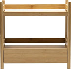 Sorbus Bamboo Bathroom Counter Organizer – 2-Tier Shelf with Hidden Drawer for Vanity, Matcha Station, Bathroom Sink Organizer Countertop, Kitchen & Office Storage (13″ L x 6.5″ W x 12.6″ H)