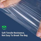 Vacuum Sealer Bags Heavy Duty Pre-Cut Design Commercial Grade Food Sealable 6x8 inch 100pcs for Heat Seal Food Storage, Smell Proof Bags Boilsafe to 280°F Freezable
