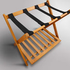Casual Home Luggage Rack, Honey Oak