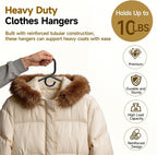 Black Plastic Hangers 18 Pack, Heavy Duty Clothes Hangers for Standard Size Hangers with Center Hook & Non-Slip Pants Bar for Shirts, Pants, Coat, Dresses, Jackets, Scarves and Belts