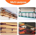 Ultrawall Wall Mount Wood Organizer Racks, Lumber Storage Metal Racks Wood Storage Racks with 3-Level (3 Pack)