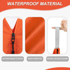 WiseBoy Laundry Bag, 23.6x35 inch Oversized Laundry Bags, Travel Laundry Bag Dirty Clothes Organizer, Nylon Wet Dry Storage Bag for College Dorm, Camping, Caravan, Orange