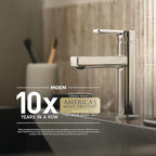 Moen DN8324CH Retreat Collection 24-Inch Bathroom Single Towel Bar, Chrome