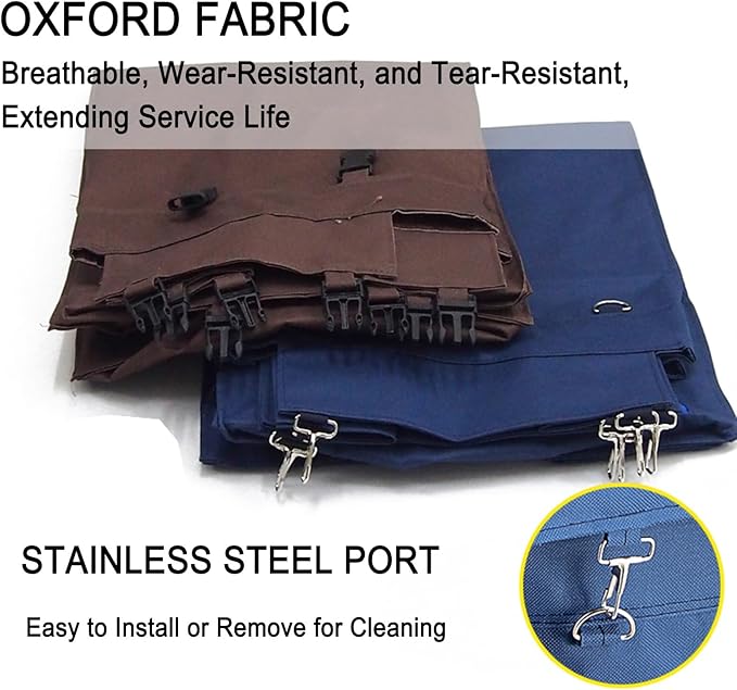 Laundry Basket Replacement Bag - Waterproof Oxford Cloth Liner for Utility and Cleaning Carts