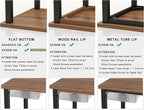 Under Desk Drawers for Organization, Pull Slide out Drawer Underneath Table With Lip, Attachable Under Shelf Pencil Drawer, Clear Light Black