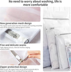 3 Pack Mesh Laundry Bags Medium by MDSXO- Fine Durable Lingerie Delicates Bag for Washing Machine for Socks, Bra, Mask,Underwear 12 * 16 inch [3 Pack]