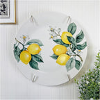 Plymor Gold Finish Wall Mountable Tray and Platter Hanger, 8.25" H x 4.75" W x 0.875" D (for Trays or Platters 10" - 16"), Pack of 6