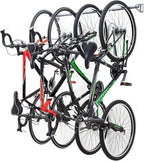 Monkey Bars Garage Bike Rack 2.0 - Stores 4 Bikes - Heavy Duty Garage Bike Storage