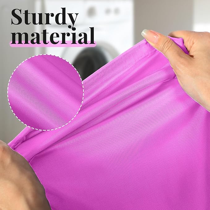 Woanger 12 Pack 28 x 45 Inch Extra Large Laundry Bags Bulk Washable Travel Laundry Bag with Drawstring Closure Large Dirty Clothes Organizer for College Dorm Home Hotel Camping(Bright Colors)