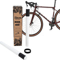 SELVA Racks - Wooden Bike Wall Mount. in 2 Sizes and 3 Colors: Natural, Black and White (White, 15" 3/4)