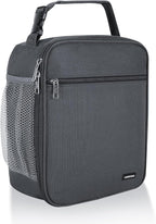 Lunch box Lunch bag for men women Insulated Lunchbox Lunch bags for Work Picnic Travel (Grey)