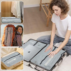 ONTYZZ Vacuum Bags for Travel, IPX8 Waterproof Vacuum Bags, Space Saver for Luggage/Camping/Home Storage (2 Pack NO Pump-Green)
