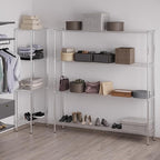 14" Deep x 72" Wide x 74" Height Wire Shelving Kit | 4-Tier | NSF Commercial Storage Rack Unit