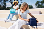 PackIt(R) Freezable Classic Lunch Box, Almond, Built with EcoFreeze(R) Technology, Collapsible, Reusable, Zip Closure With Zip Front Pocket and Buckle Handle, Designed for Fresh Lunch On the Go