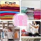 T Shirt Folder Clothes Folding Board, CollapsiblePlastic Laundry Aid, Adjustable SpeedFlip Organizer, Household Liner SorterOrganiser, for Clothing Easy Fast Home Travel Dorm Organization