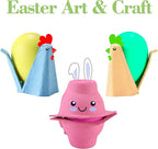 Colored Half Dozen Egg Cartons 20 Pcs Set, Natural Pulp Paper Egg Cartons 6 Count for Chicken Eggs Reusable, Blank Colorful Easter 5 Color Storage Tray for Hold Up to Six 6 Egg Holder Basket Cardboard