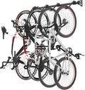 FLEXIMOUNTS 4 Bike Storage Rack, Heavy Duty Wall Mount Hanger for Home & Garage, Holds Up to 200lbs
