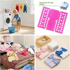 For Kids Ages 1–7 (Up to 48″/120cm) – Mini Kids Clothes Folding Board, Shirt Folder, Compact Laundry Organizer for Small Sizes, Portable Clothes Folder (Magenta)