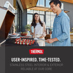 THERMOS ICON SERIES, Slim Beverage Can Insulator - 12 Ounce, Granite - Vacuum Insulated Stainless Steel