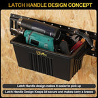 2 Pack E-Track Basket Storage Bin for E Track Accessories for Enclosed Trailer- System to Tool Organizer Workshop, Garage
