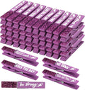 Kigeli 30 Pcs Spirit Clips Cheer Pins Cheerleader Gifts Clothes Pins for Backpacks Competition Glittered for Team Cheer Gifts Stuff Supplies Party Favors Accessories Bulk(Purple,Shiny)