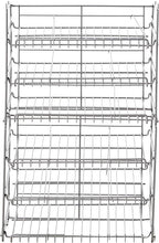 Atlantic Gravity-Fed Compact Double Canrack – Kitchen Organizer, Durable Steel Construction, Stackable or Side-by-Side, PN in Silver (Pack of 2)