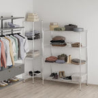 24" Deep x 48" Wide x 64" Height Wire Shelving Kit | 4-Tier | NSF Commercial Storage Rack Unit