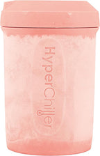 HyperChiller HC2RG Patented Iced Coffee/Beverage Cooler, NEW, IMPROVED,STRONGER AND MORE DURABLE! Ready in One Minute, Reusable for Iced Tea, Wine, Spirits, Alcohol, Juice, 12.5 Oz, Rose Gold