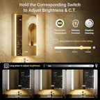 72x30 Lighted Medicine Cabinet Mirror with Lights & Smart Night Lamp -Surface or Recessed Medicine Cabinet with Outlet & Clock,Fogless Dimmable LED Storage Mirror,Built-in Sensor Light