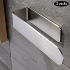 Taozun Hand Towel Holder/Towel Bar - Self Adhesive Hand Towel Rack Stainless Steel Towel Ring for Bathroom Kitchen, 2 Packs