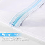 3 Pack 3 Size Durable Honeycomb Mesh Laundry Bags Set for Delicates with AUTO-Lock Zipper, Lingerie Bags for Washing Delicates, Laundry Bags Mesh Wash Bags, Delicates Laundry Bag