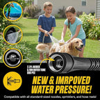Bionic Steel 150 FT Long Garden Hose with Nozzle, 304 Stainless Steel Metal Water Hose 150ft, Flexible Hose, Kink Free, Lightweight & Durable, Crush Resistant Fitting, Easy to Coil, 500PSI- 2026 Model