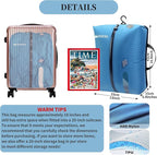 Vacuum Bags for Travel, Professional IP67 Reusable Vacuum Compression Bags for Travel Suitcases and Backpack, Durable Space Saver Bag (2 PACK, No Pump)