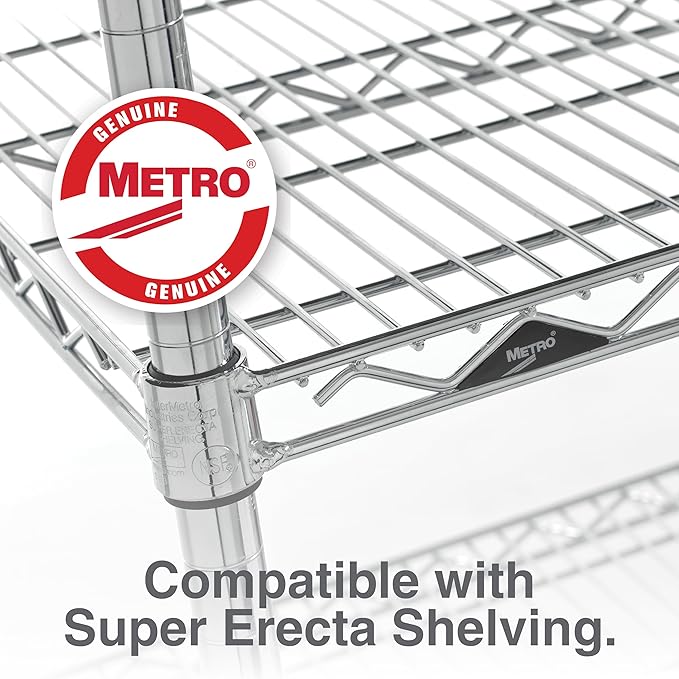 Metro 54UP Metro Site Select Chrome Plated Steel Mobile Post, 1" Diameter x 54-9/16" Height (Pack of 4)