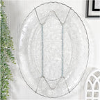 Plymor Stainless Steel Wall Mountable Tray and Platter Hanger, 14.25" H x 6.5" W x 0.875" D (for Trays or Platters 16" - 30"), Pack of 2