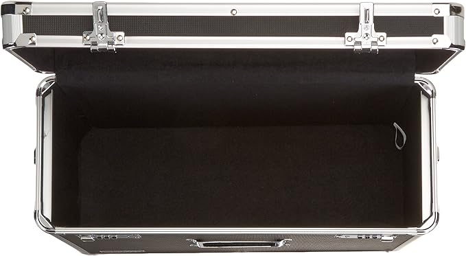 Vaultz File Organizer Storage Box - 14 x 7.25 x 12 Inch Legal Size, Portable Locking Storage Totes with Dual Combination Locks for Filing Office Documents - Black