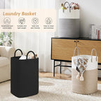 Laundry Basket,Woven Cotton Rope Laundry Hamper,100L Versatile Storage for Dirty Clothes,Baby Toys,and Blankets in Bathroom, Nursery,and Living Room