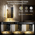 72x32 Lighted Medicine Cabinet Mirror with Magnifying & Night Lamp, 155° Soft-Close Hinge, Surface or Recessed Medicine Cabinet with Lights & Outlet, GFCI,Time Display& Inner Light,Hardwired