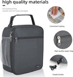 Lunch box Lunch bag for men women Insulated Lunchbox Lunch bags for Work Picnic Travel (Grey)