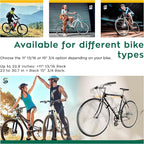 SELVA Racks - Wooden Bike Wall Mount. in 2 Sizes and 3 Colors: Natural, Black and White (White, 15" 3/4)
